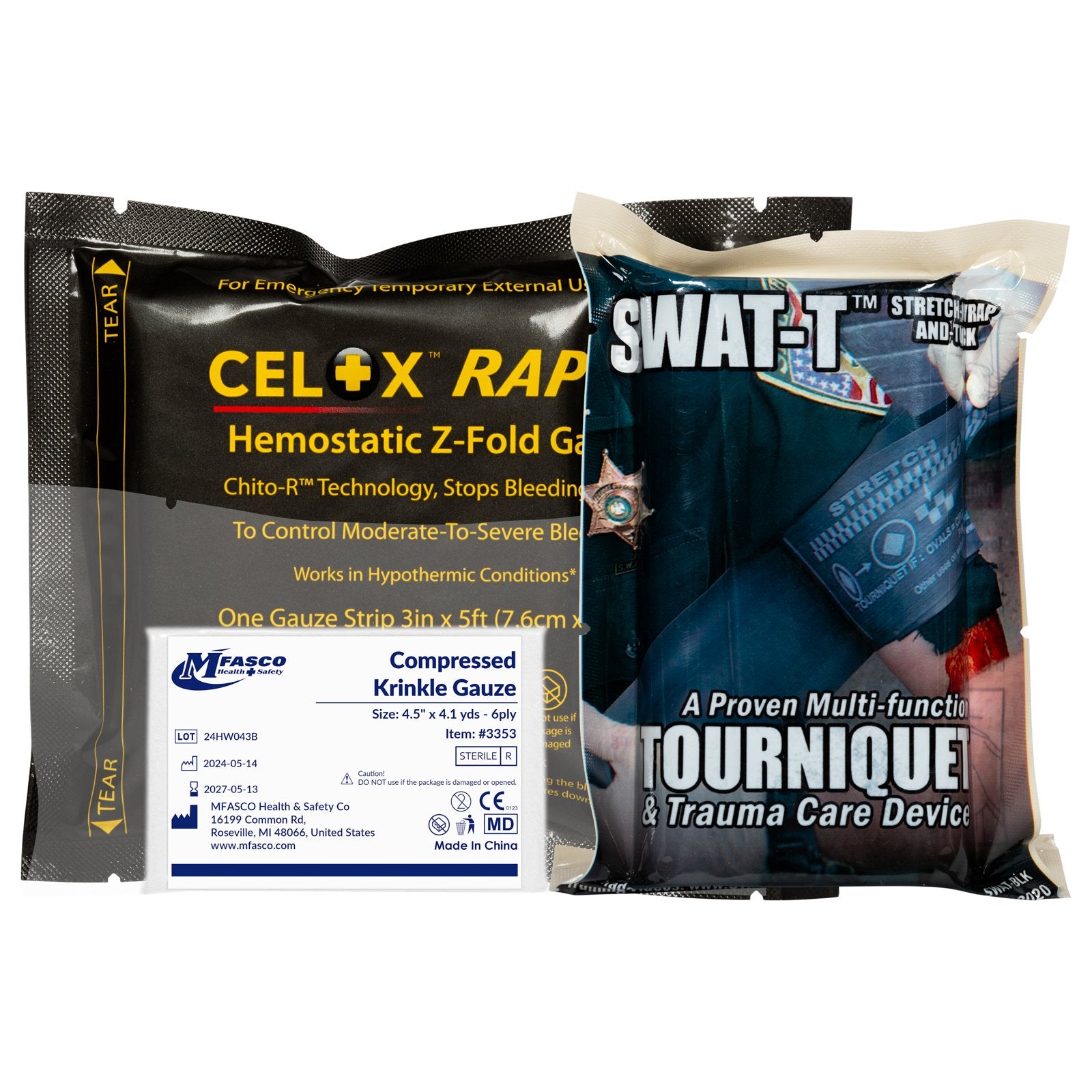 Bleeding Control Supplies & Trauma Gear – MFASCO Health & Safety