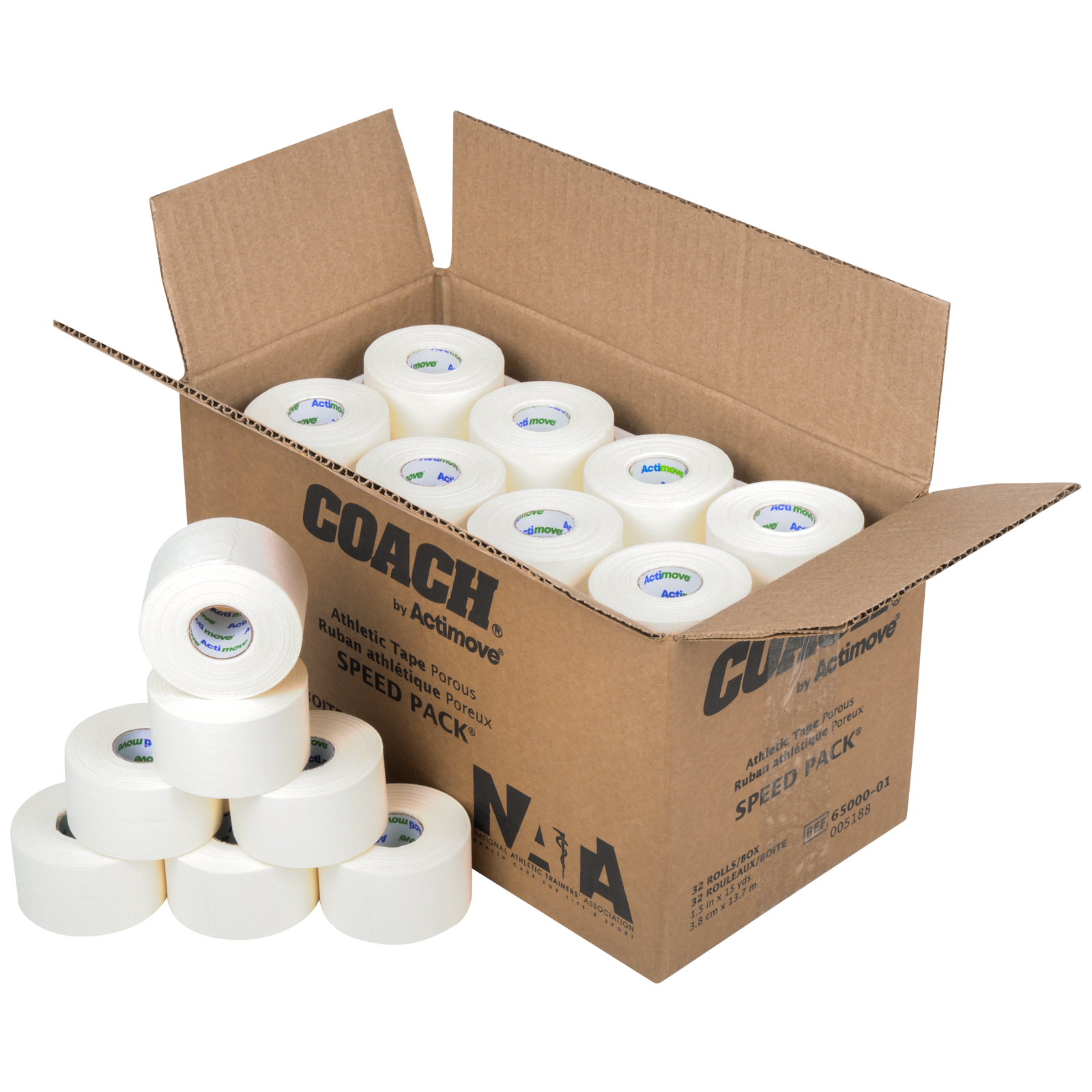 Coach Actimove Athletic Tape 1 1/2" (32 rolls/Cs)