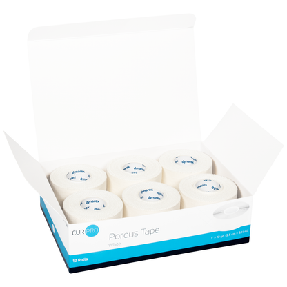 Adhesive Tape Porous 1 Inch White 12/box Latex Free