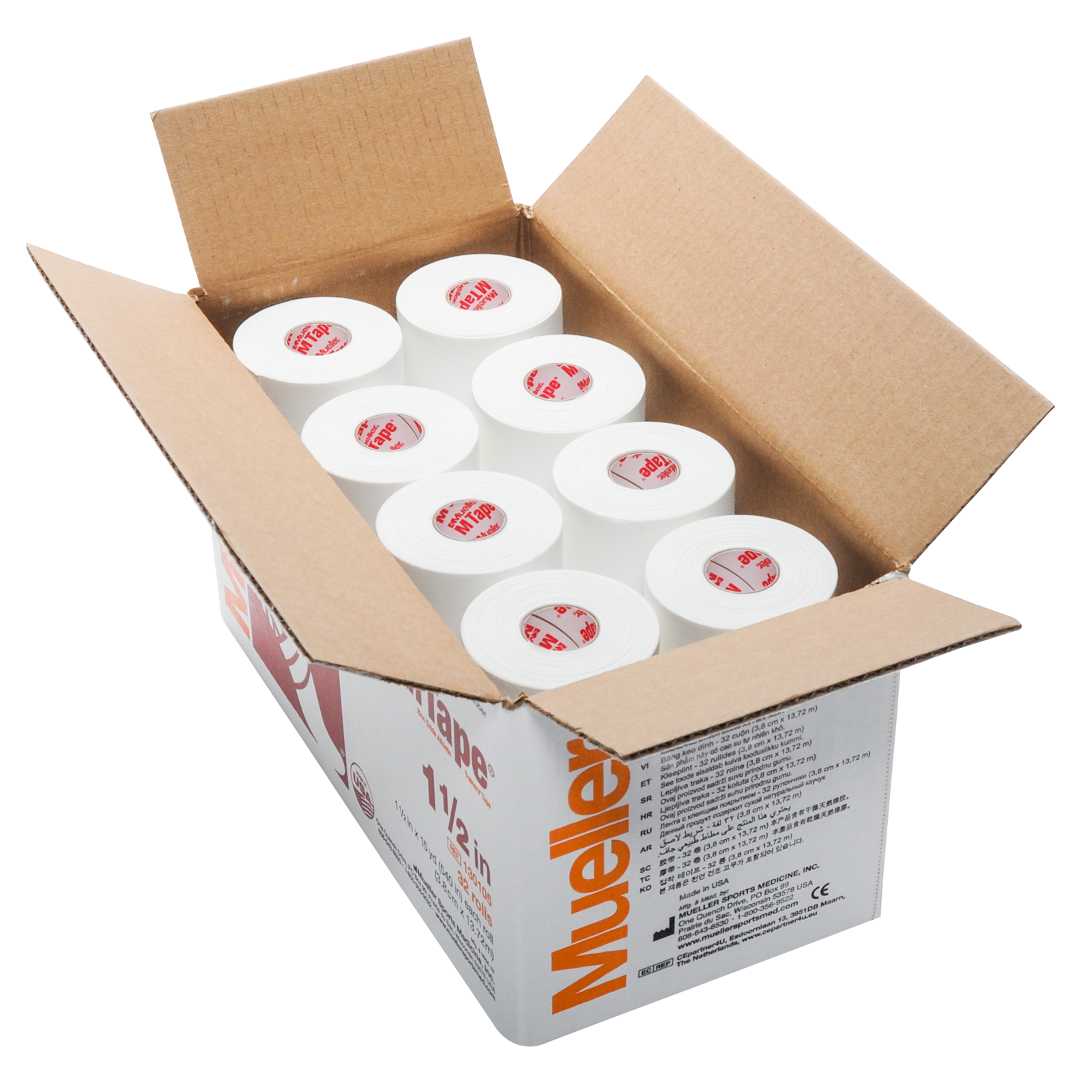Mueller Athletic Adhesive Tape M Tape 1 1/2 Inch