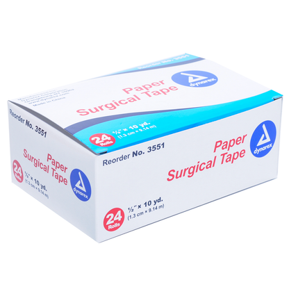 Paper Adhesive Tape 1/2'' X 10 Yds 24 Rolls Per Box