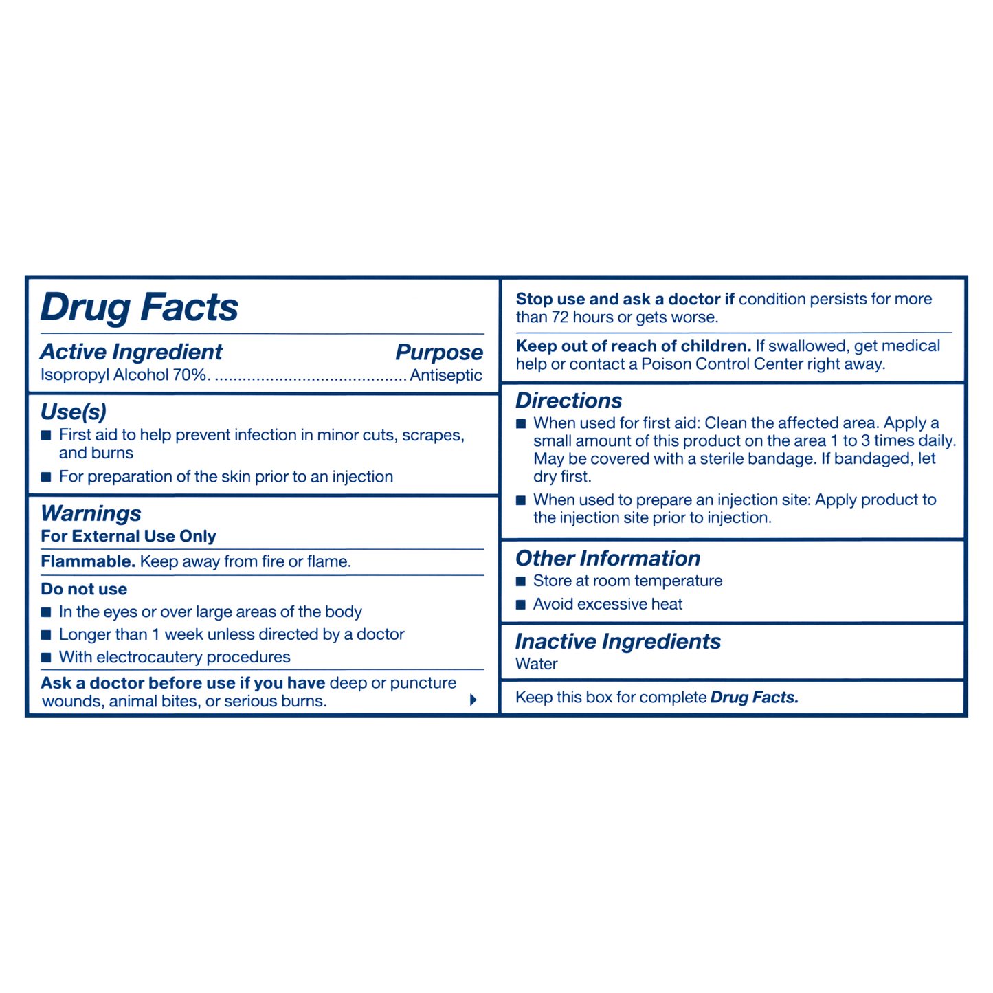 Alcohol Wipes (10/Pk)