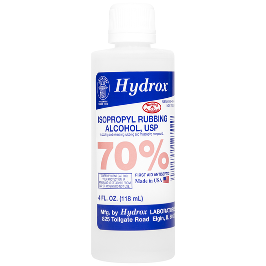 Alcohol Isopropyl 70% 4 oz