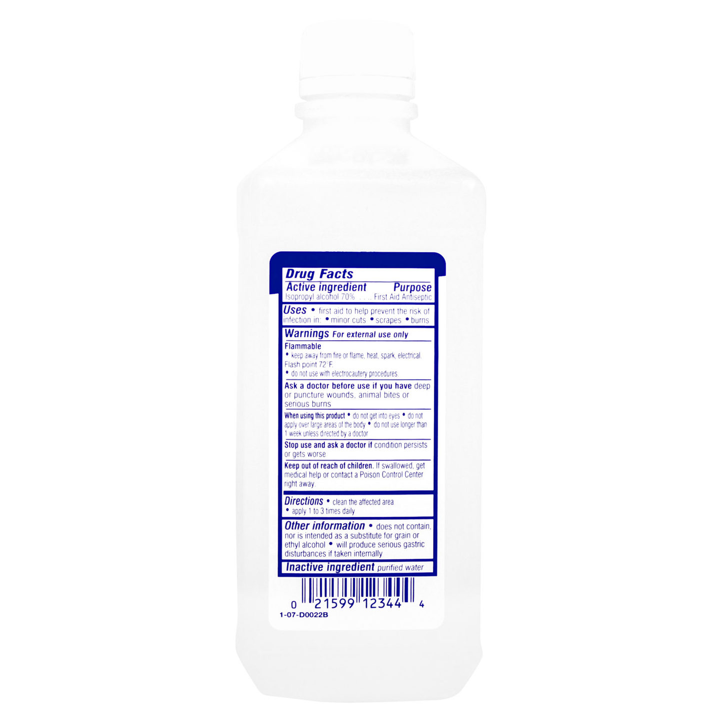 Alcohol 70% Isopropyl Pint