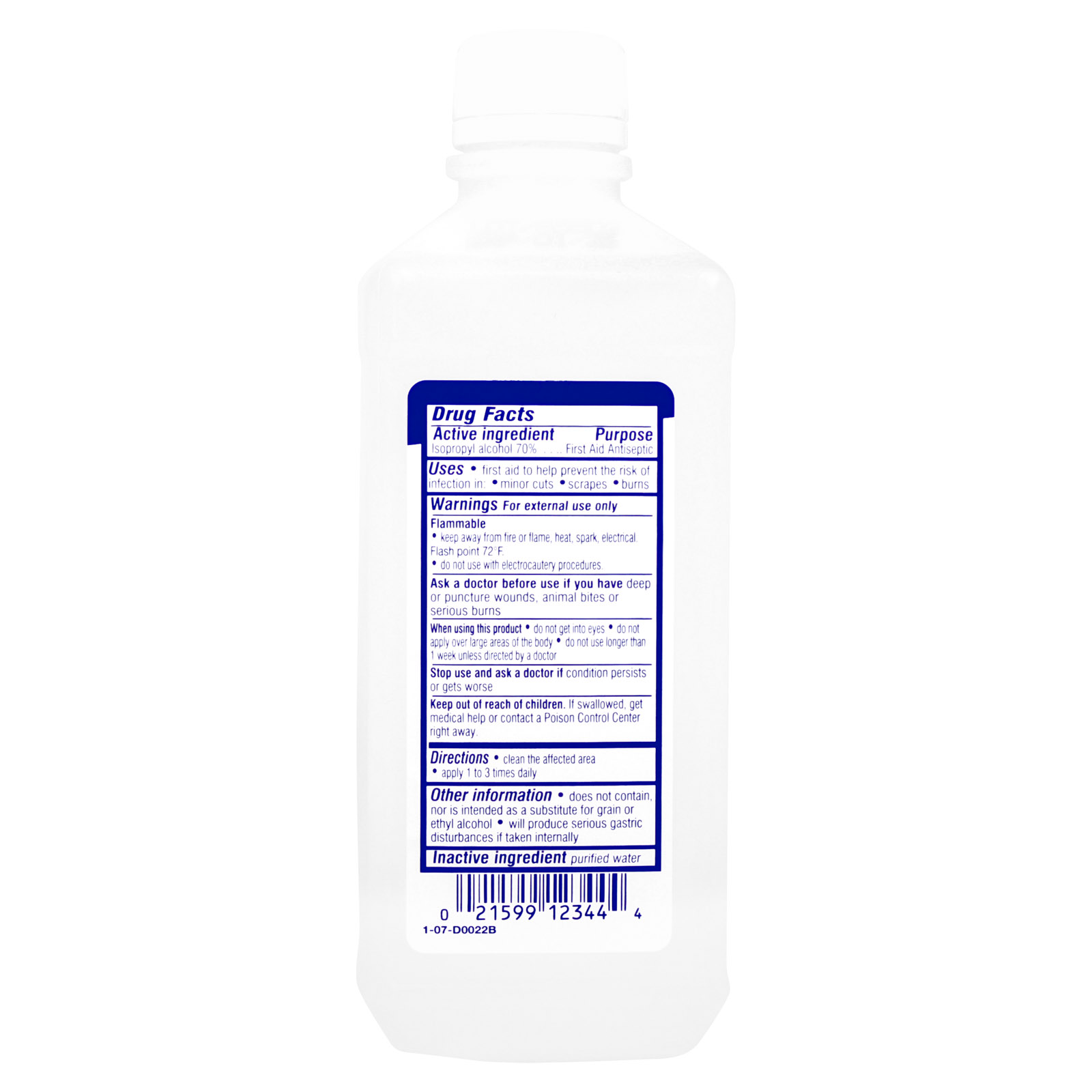 Alcohol 70% Isopropyl Pint