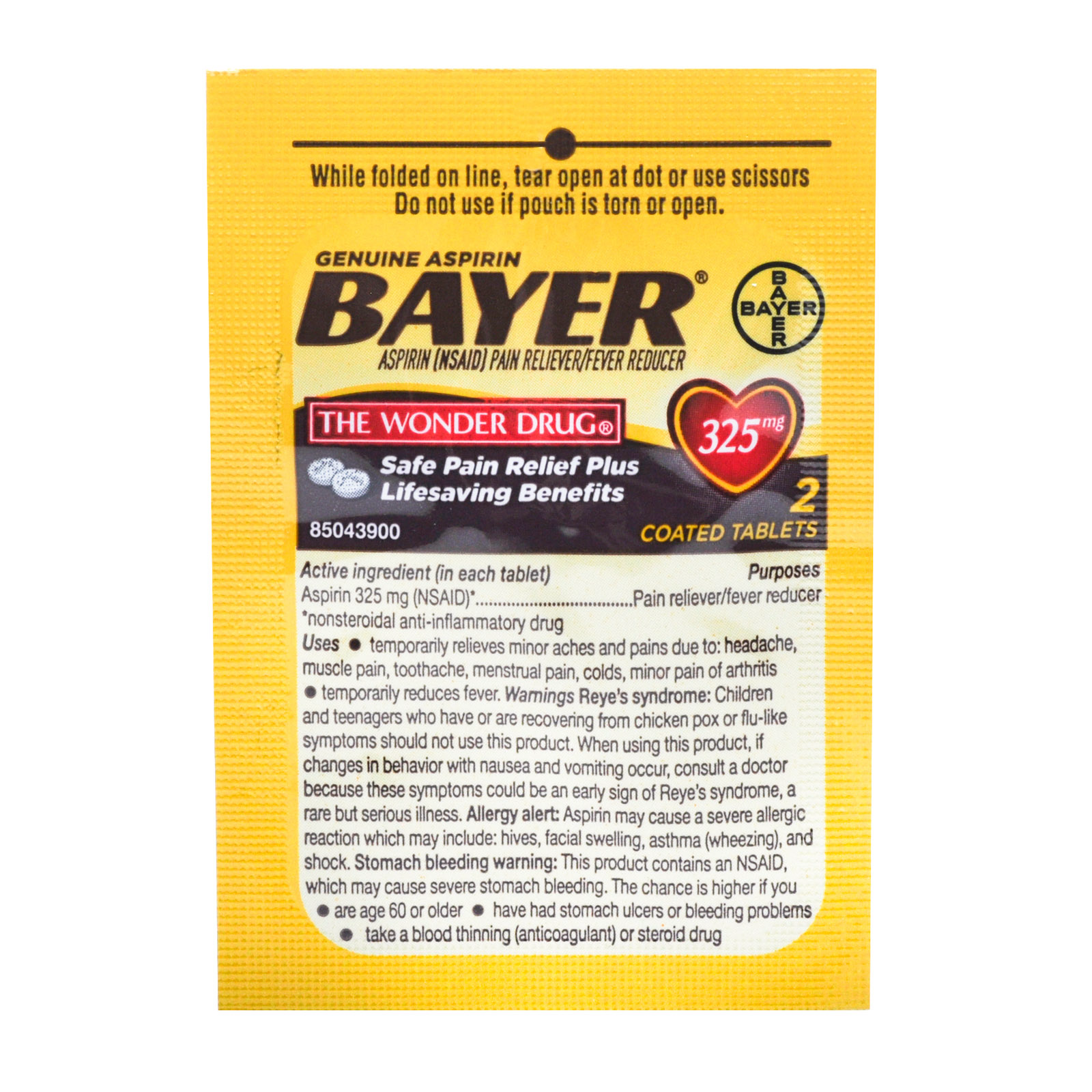 Bayer Aspirin 50 X 2