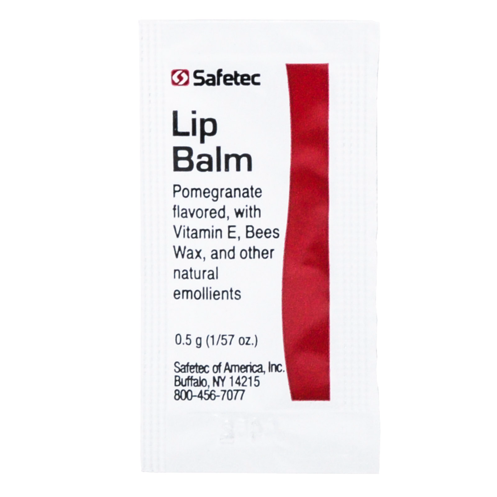 Safetec Lip Balm Packets Pomegranate (144/Bx)