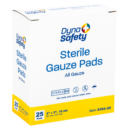 Gauze Pad 2x2 Dynasafety (25/Bx)