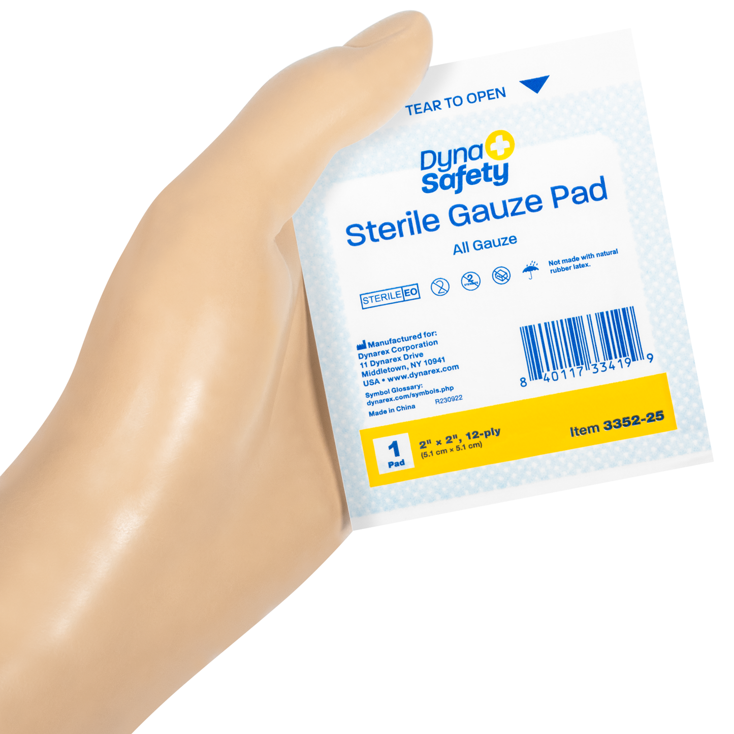 Gauze Pad 2x2 Dynasafety (25/Bx)