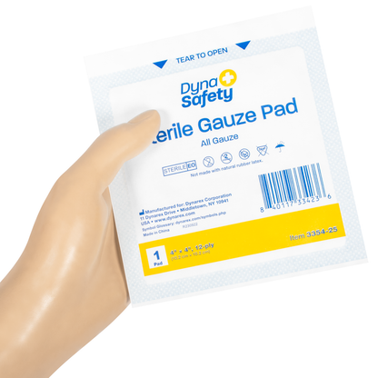 Gauze Pads 4x4 Dynasafety (25/Bx)