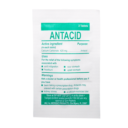 Medifirst Antacid Tablet Packets