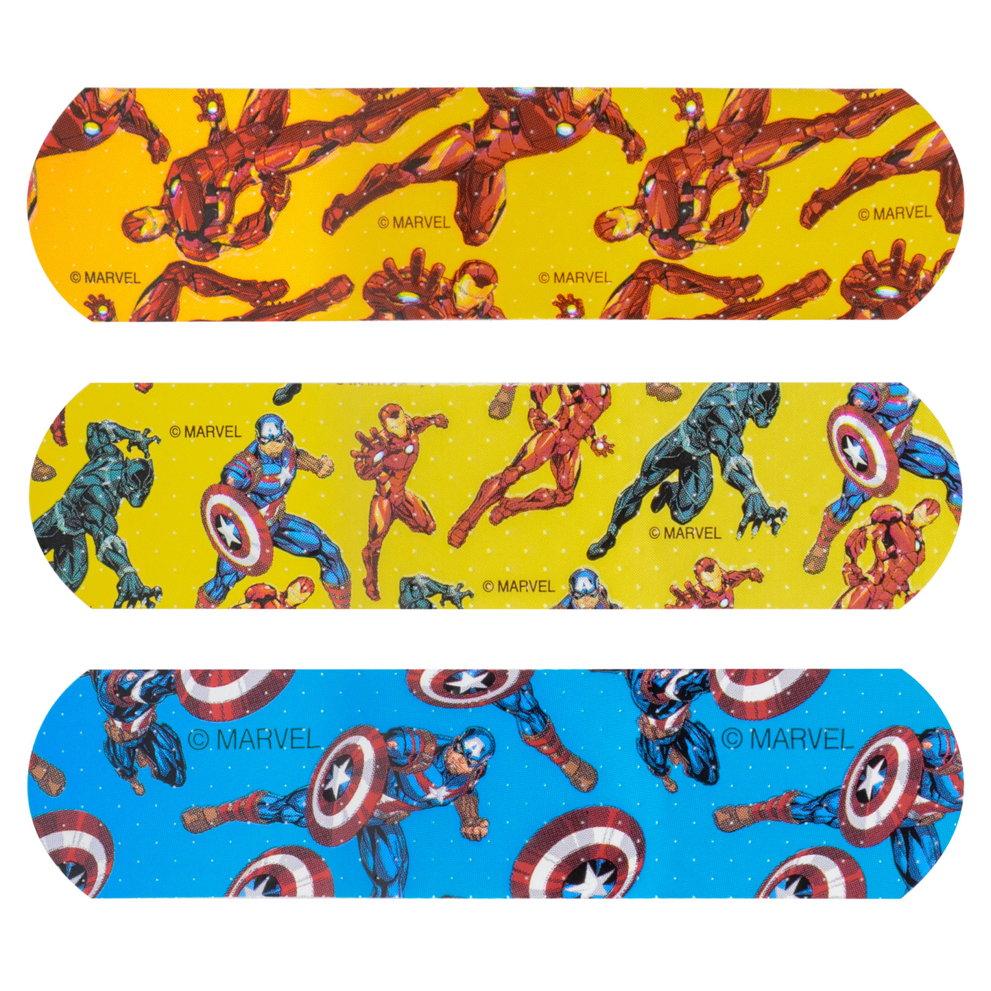 Captain America/Ironman Bandages 3/4x3 (100/Bx)