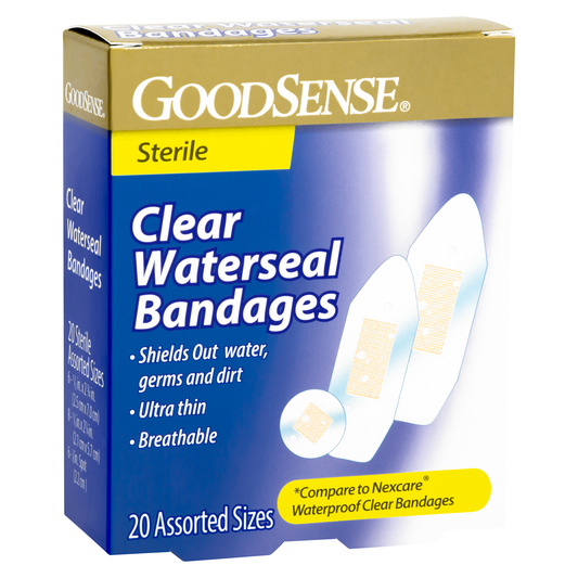 Waterseal Bandages Clear Assorted (20/Bx)