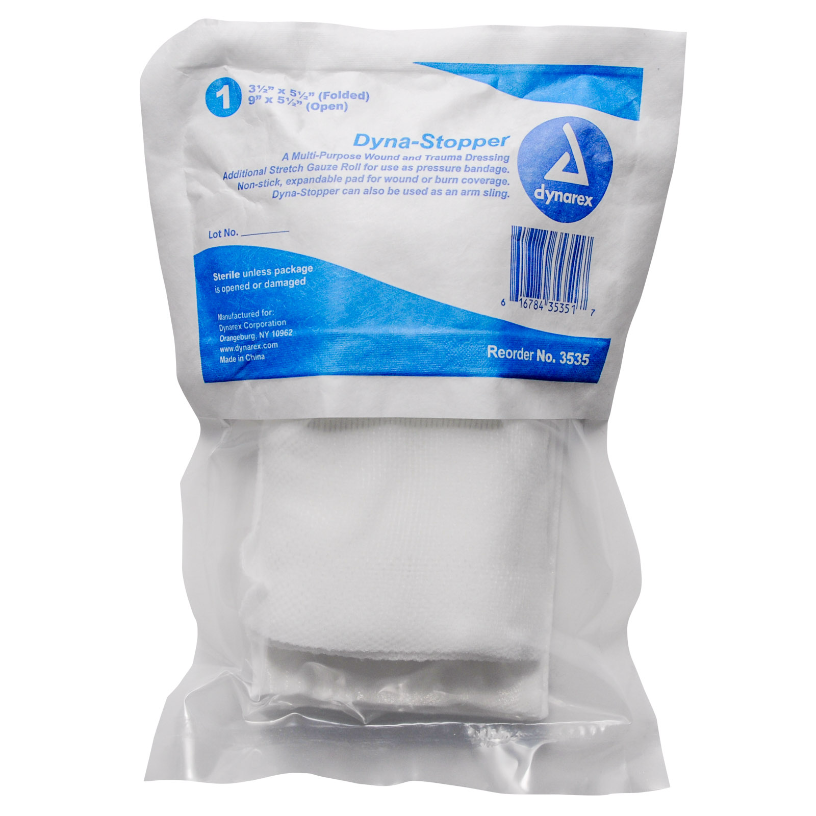 Blood Stopping Compression Wound Dressing Bandage Each