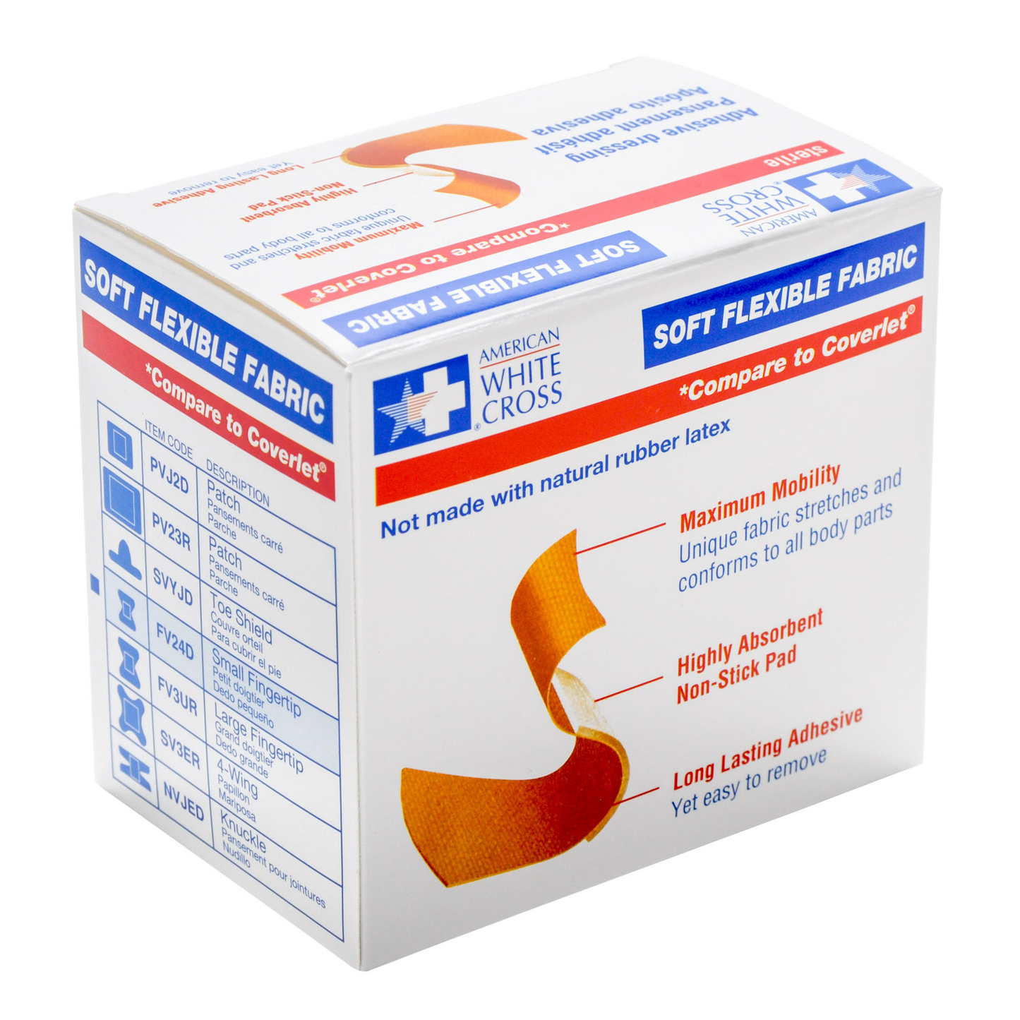 Economy Value Flexible Fabric Small Fingertip Bandage  100/box