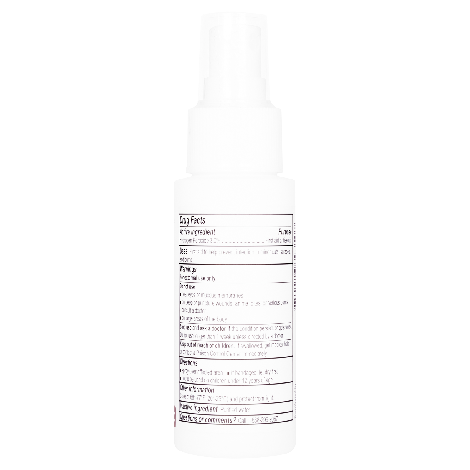 Hydrogen Peroxide Spray Travel Size 2 oz