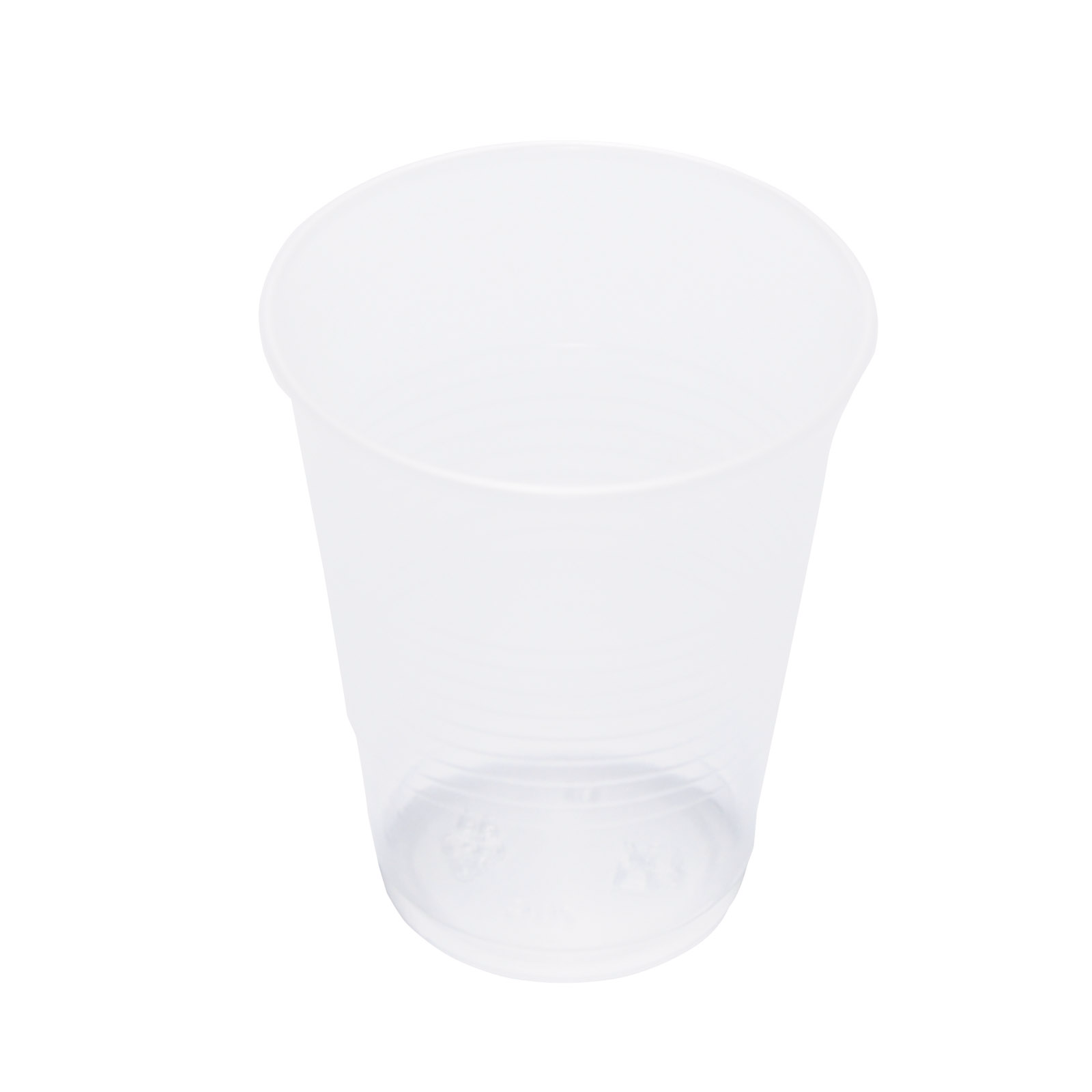 Ribbed White Plastic Disposable Patient Cups 100/pkg 5 Oz