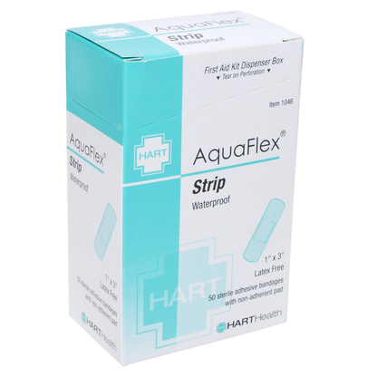 Aquaflex Waterproof Bandage Strips 1x3 (50/Bx)