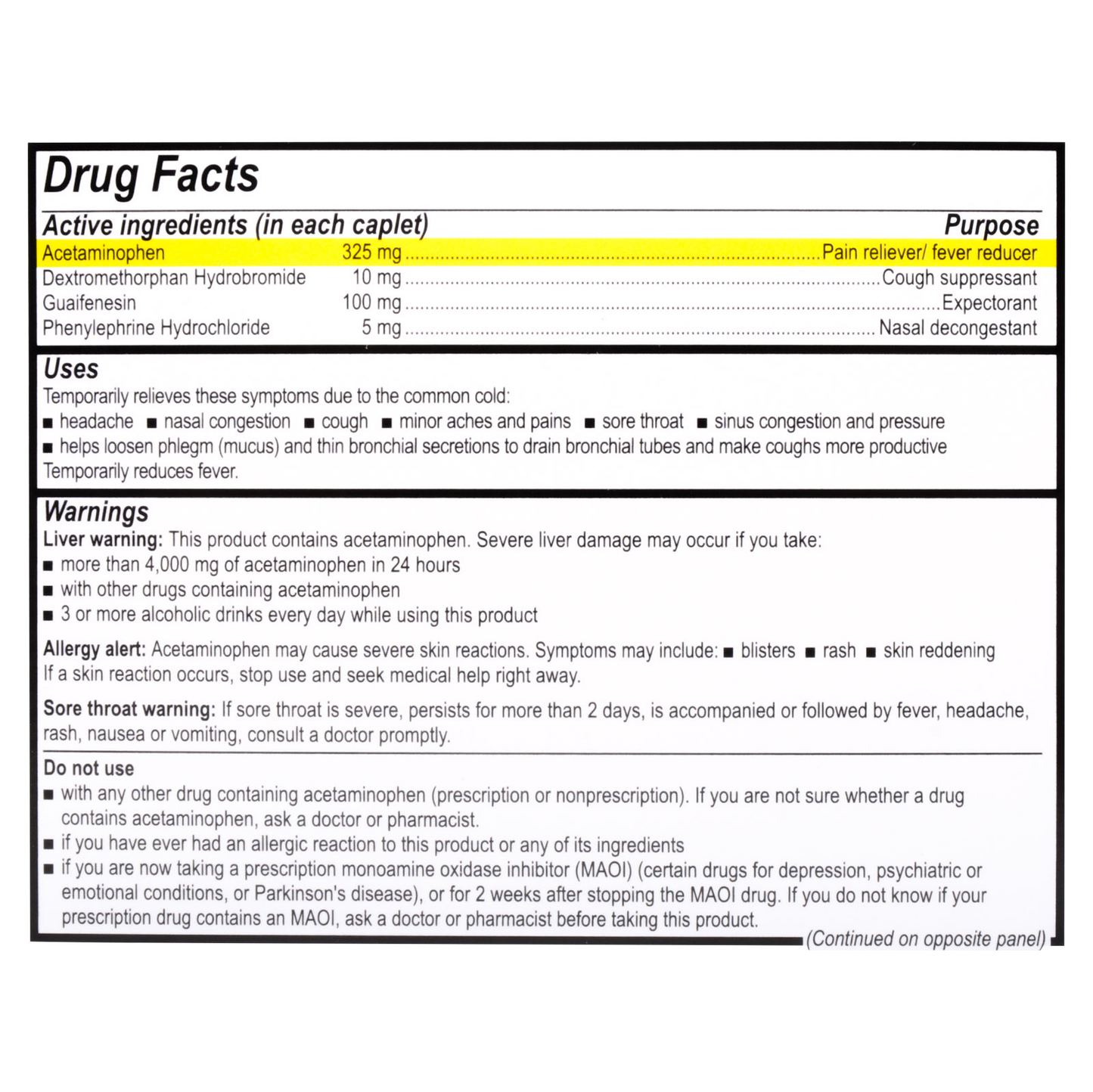 Cold & Cough Relief Packets (40 x 2)
