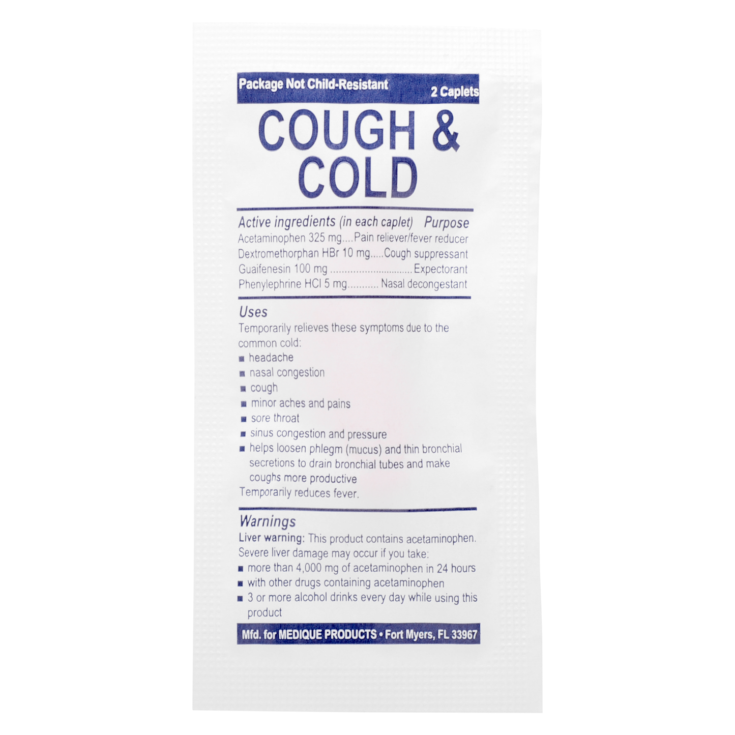 Cold & Cough Relief 75x2