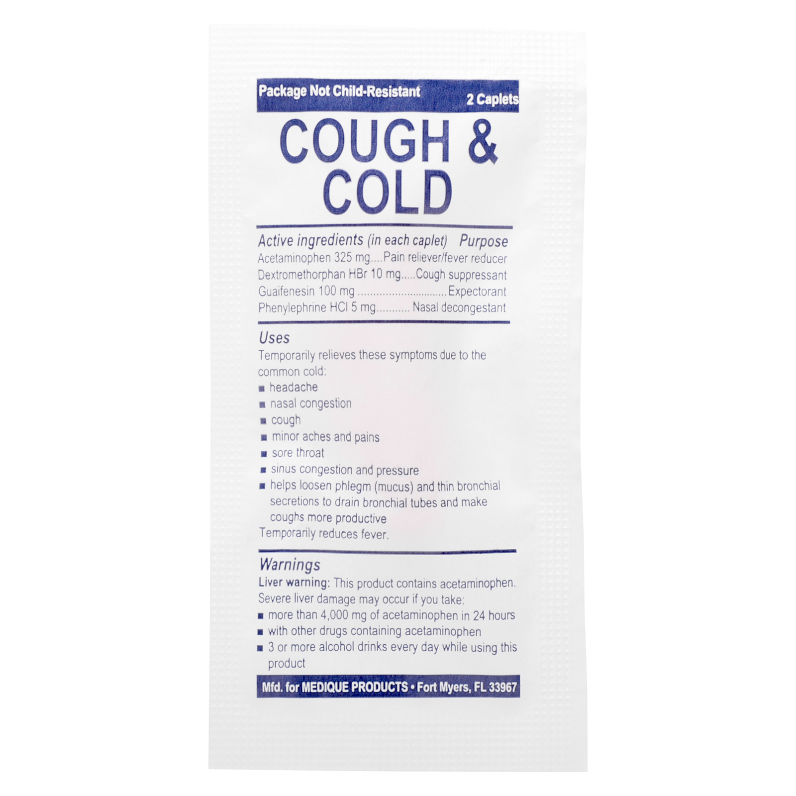 Cold & Cough Relief 75x2