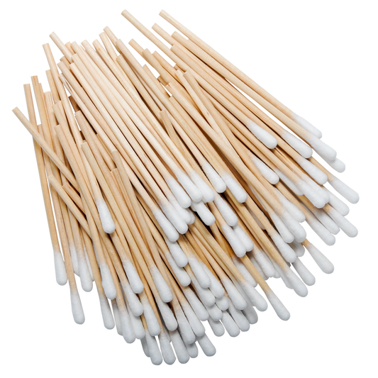 Cotton Wood Cotton Tip Applicators 3~ 100/pkg