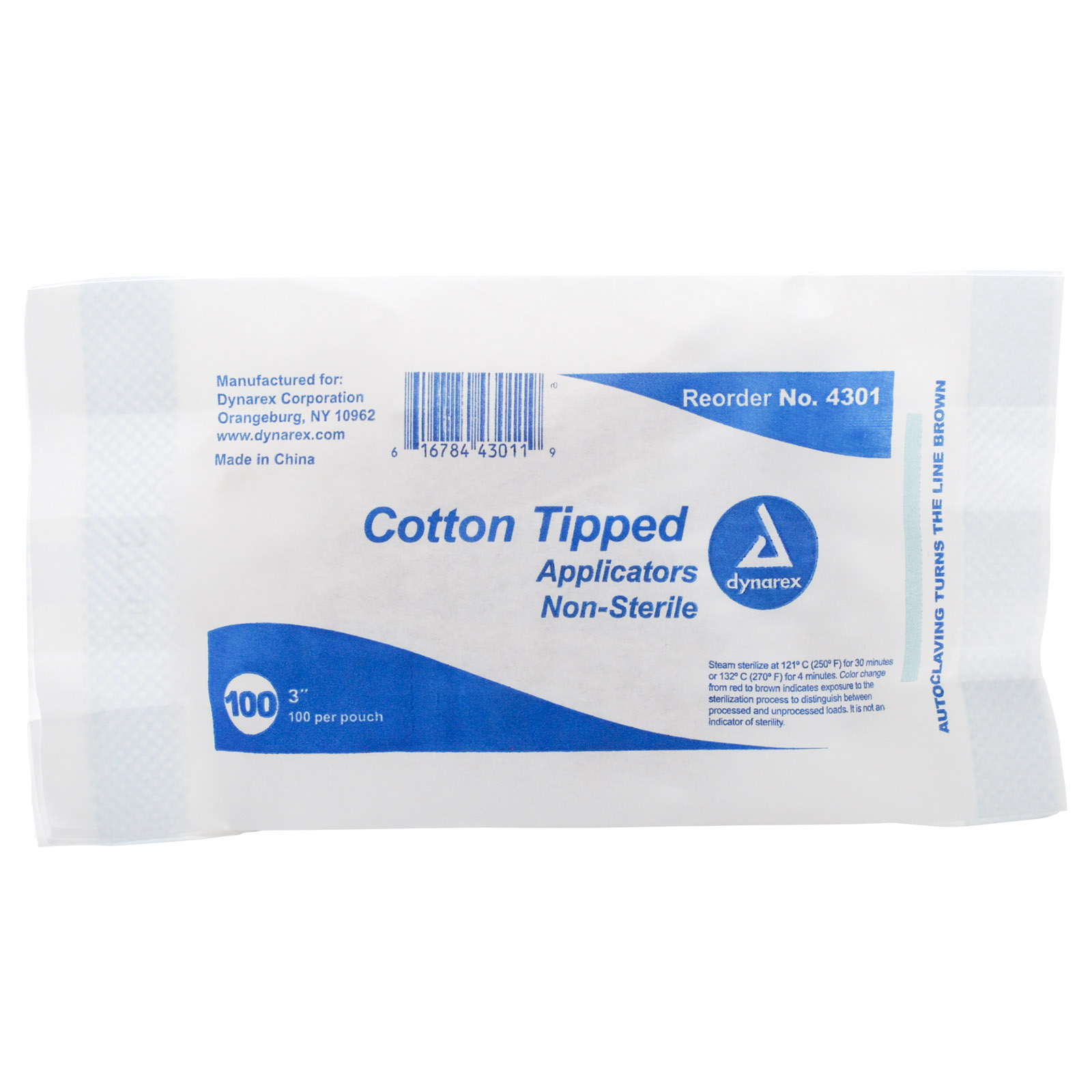 Cotton Wood Cotton Tip Applicators 3~ 100/pkg
