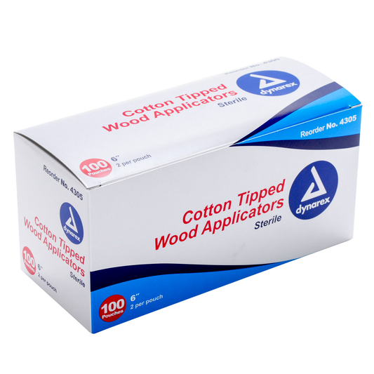 Cotton Swabs Sterile 6 Inch 100 Pkgs Of 2