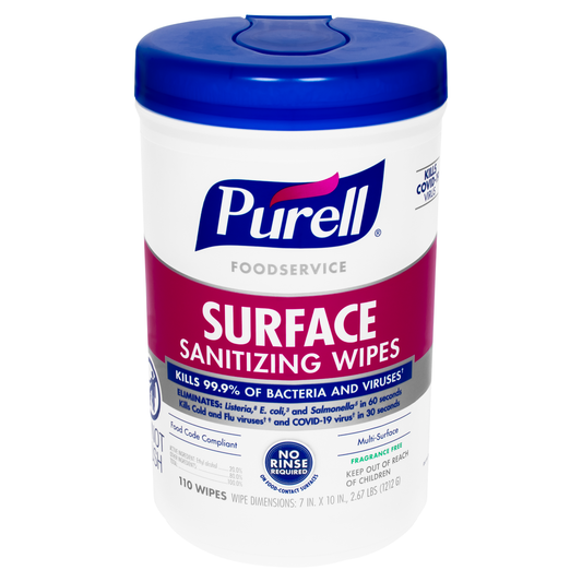 Purell Food Service Sanitizing Wipes 110/Cn