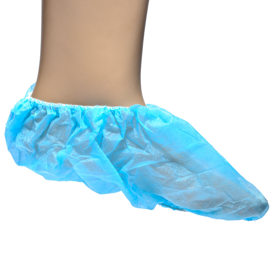 Shoe Covers Polypropylene Blue Non Skin Sold Per Pair