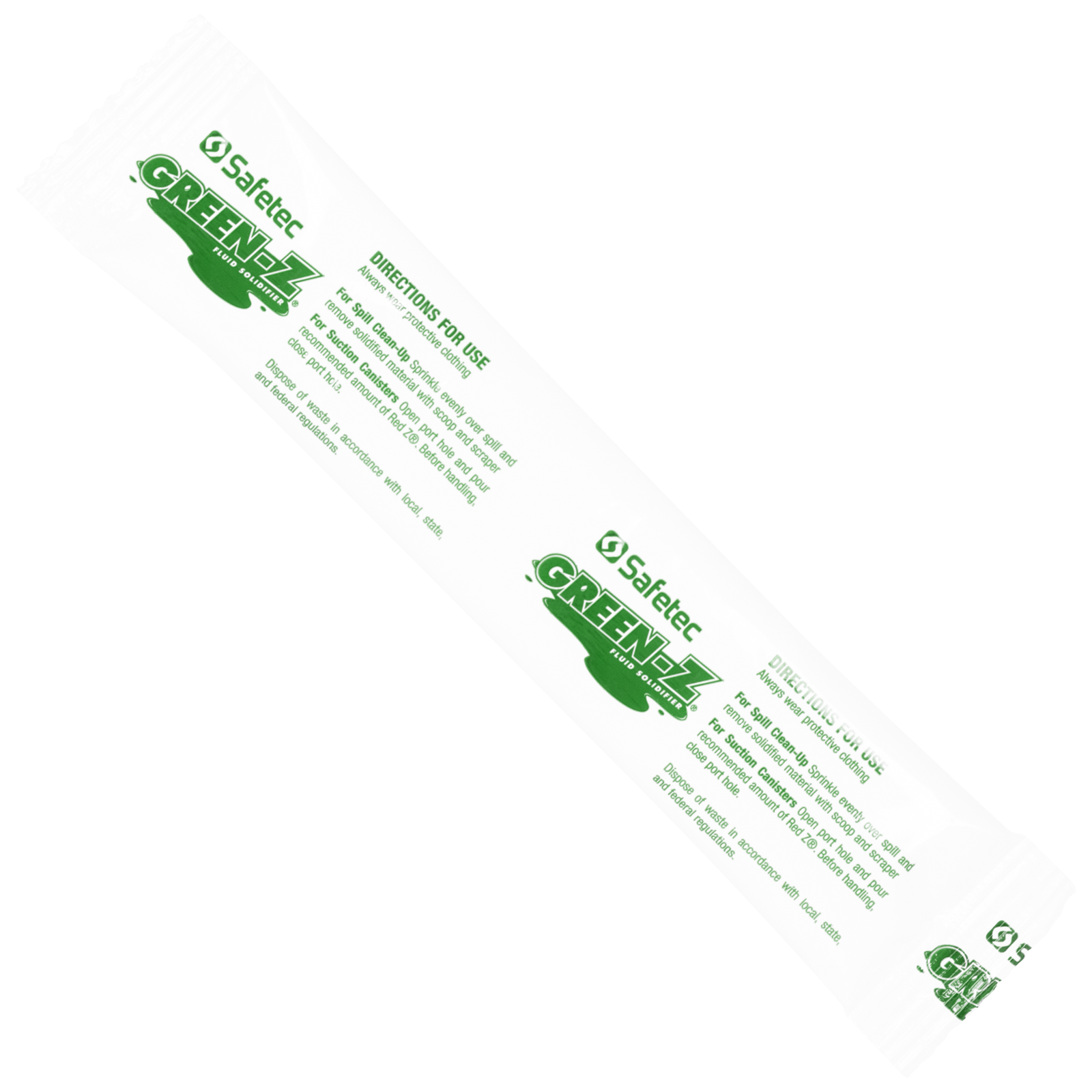 Green Z Biohazard Clean Up Solidifier Non-chlorine 3/4 Oz Packet