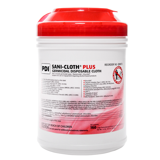 Sani-cloth Plus Surface Disinfecting Wipe 160/tub