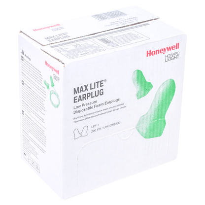 Max Lite Disposable Earplugs No Cord 200 Pair/box