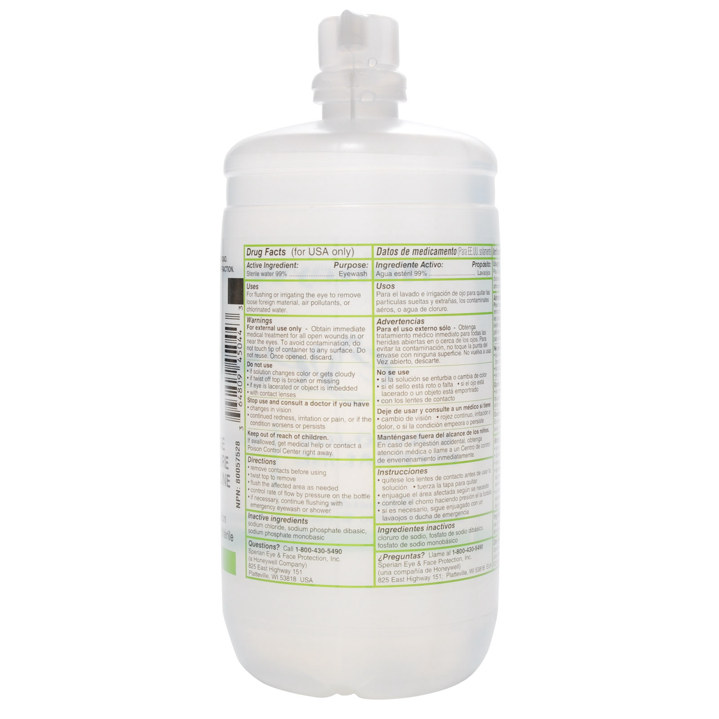 Eye Wash Station Refill Solution 32 Oz