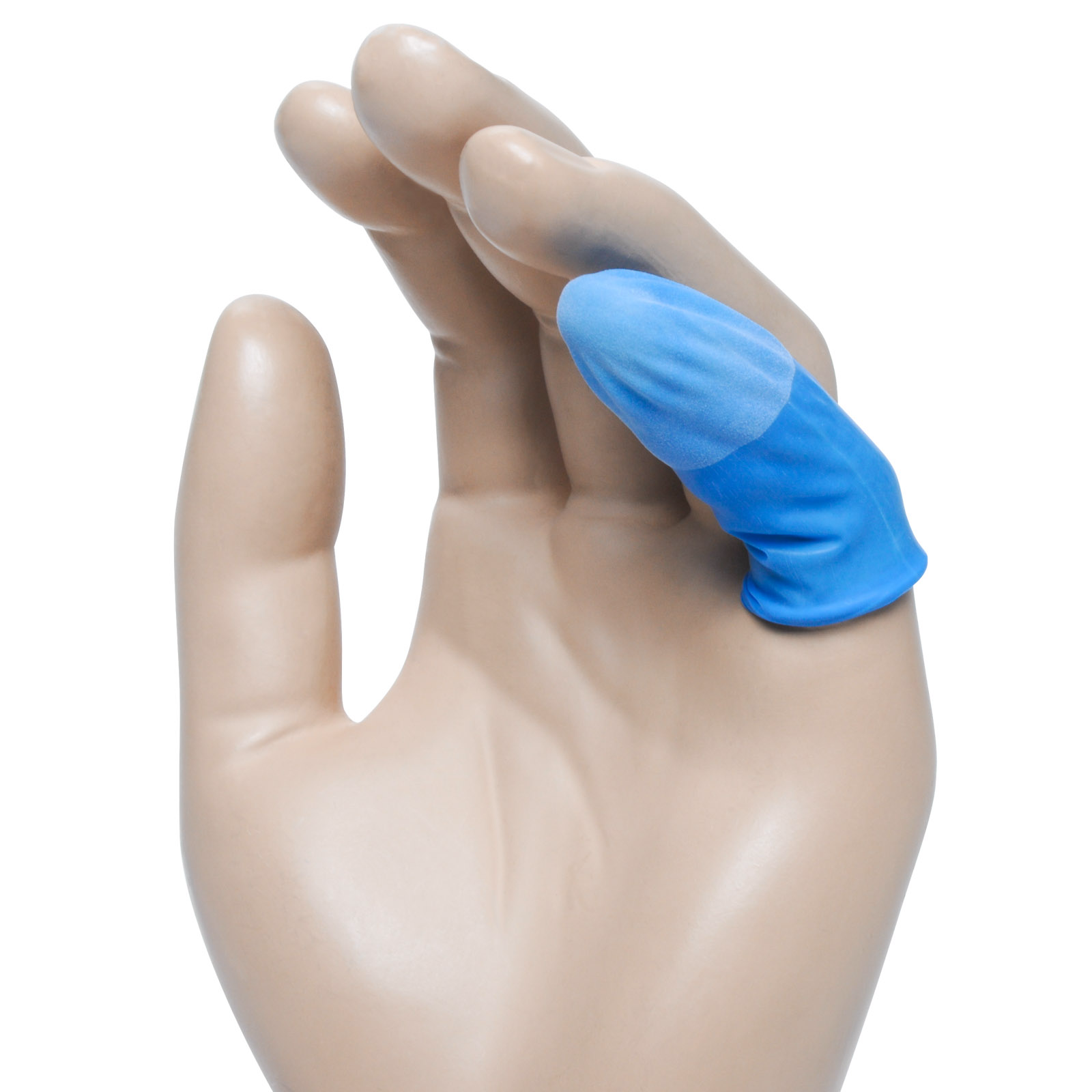 Blue Finger Cots Calapro Large