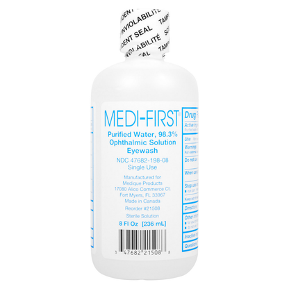 Eye Wash Single Use Bottle