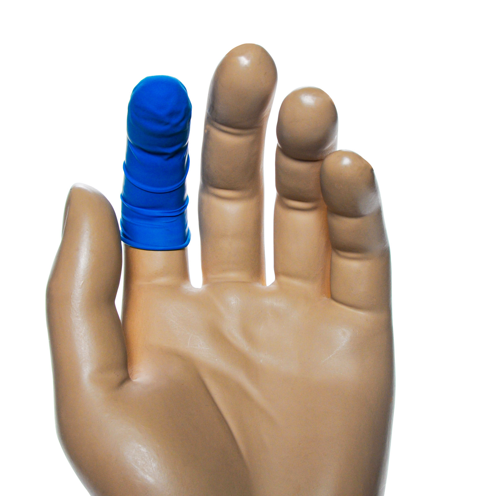 Fingercots Latex Blue for Food Preparation 144/box