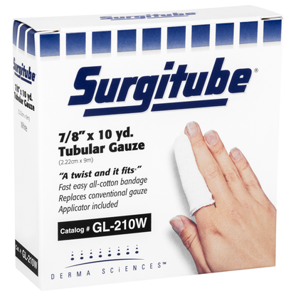 Tube Bandage #2 White 7/8x10 W/Applicator