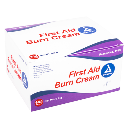 First Aid Burn Cream Packets Dynarex 144/Bx