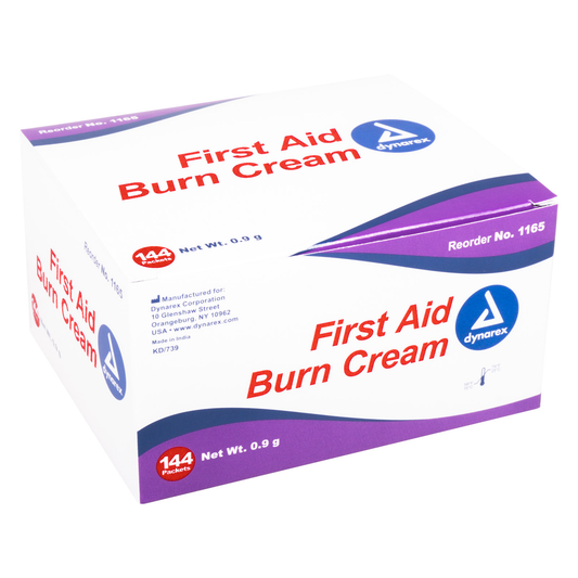 First Aid Burn Cream Packets Dynarex 144/Bx