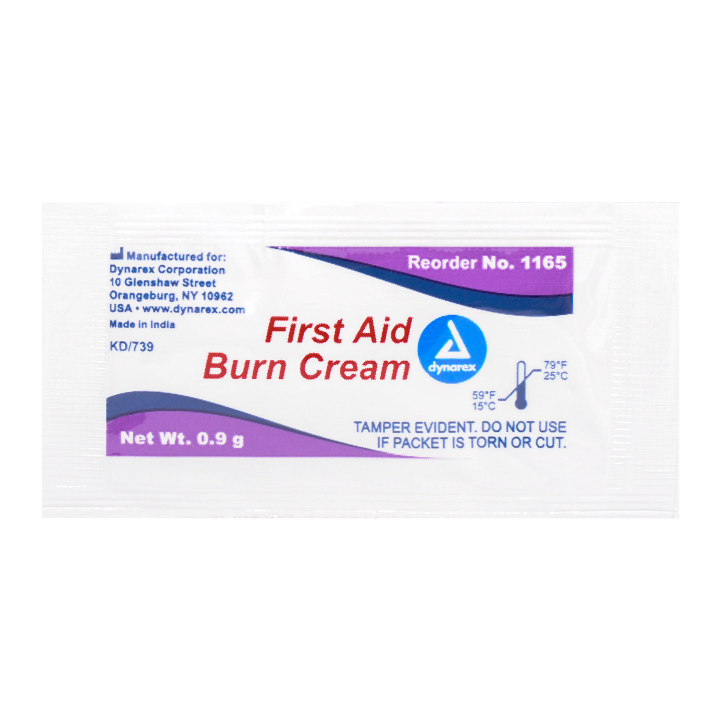 First Aid Burn Cream Packets Dynarex 144/Bx