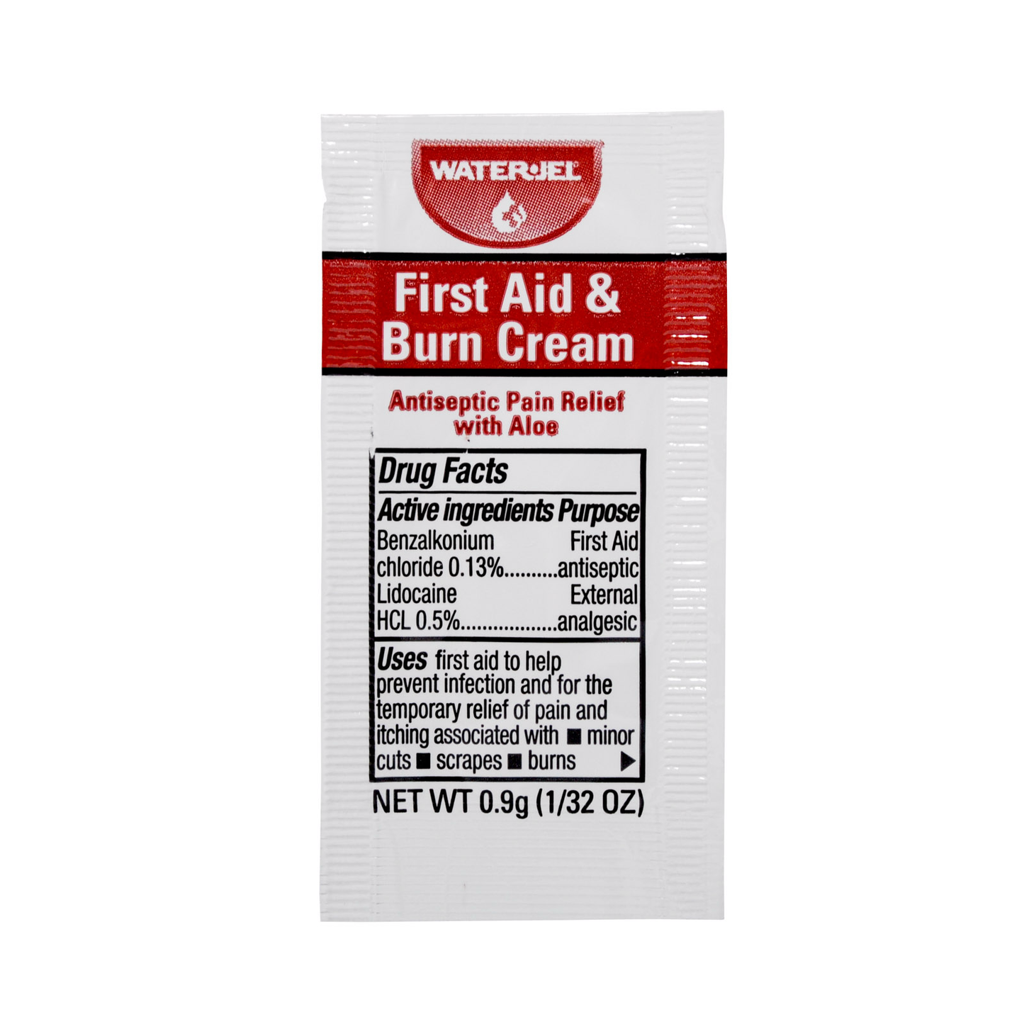 First Aid Burn Cream Water Jel 144 Unit Dose Packets/box
