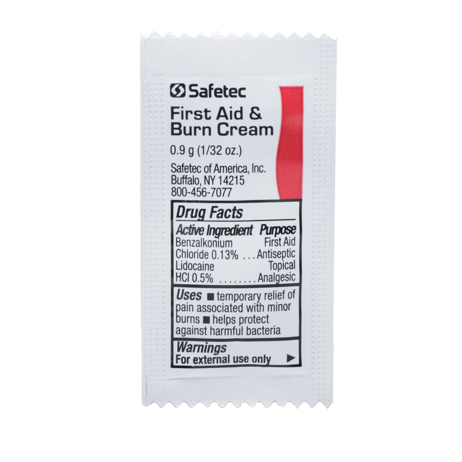Safetec First Aid & Burn Cream Packets (144/Bx)