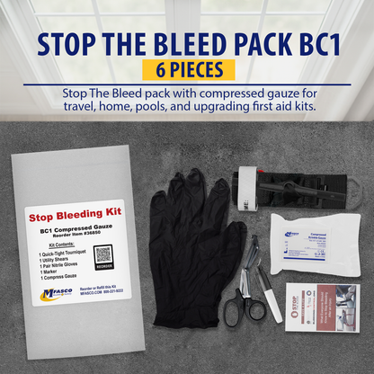 Stop the Bleed Pack BC1 Compressed Gauze