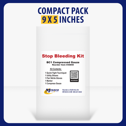 Stop the Bleed Pack BC1 Compressed Gauze