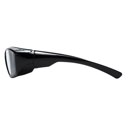 Emerge Full Magnifying Reader Safety Glass Black Frame 2.0 Mag