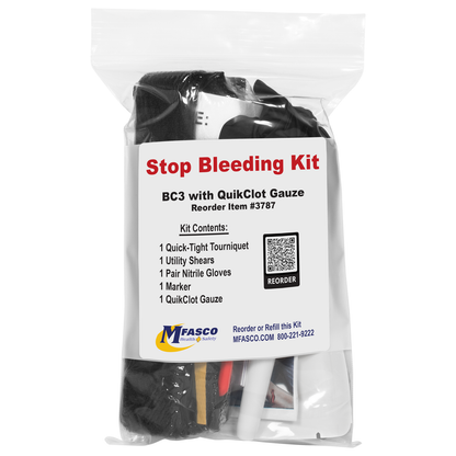 Stop the Bleed Pack Single BC3 Quikclot