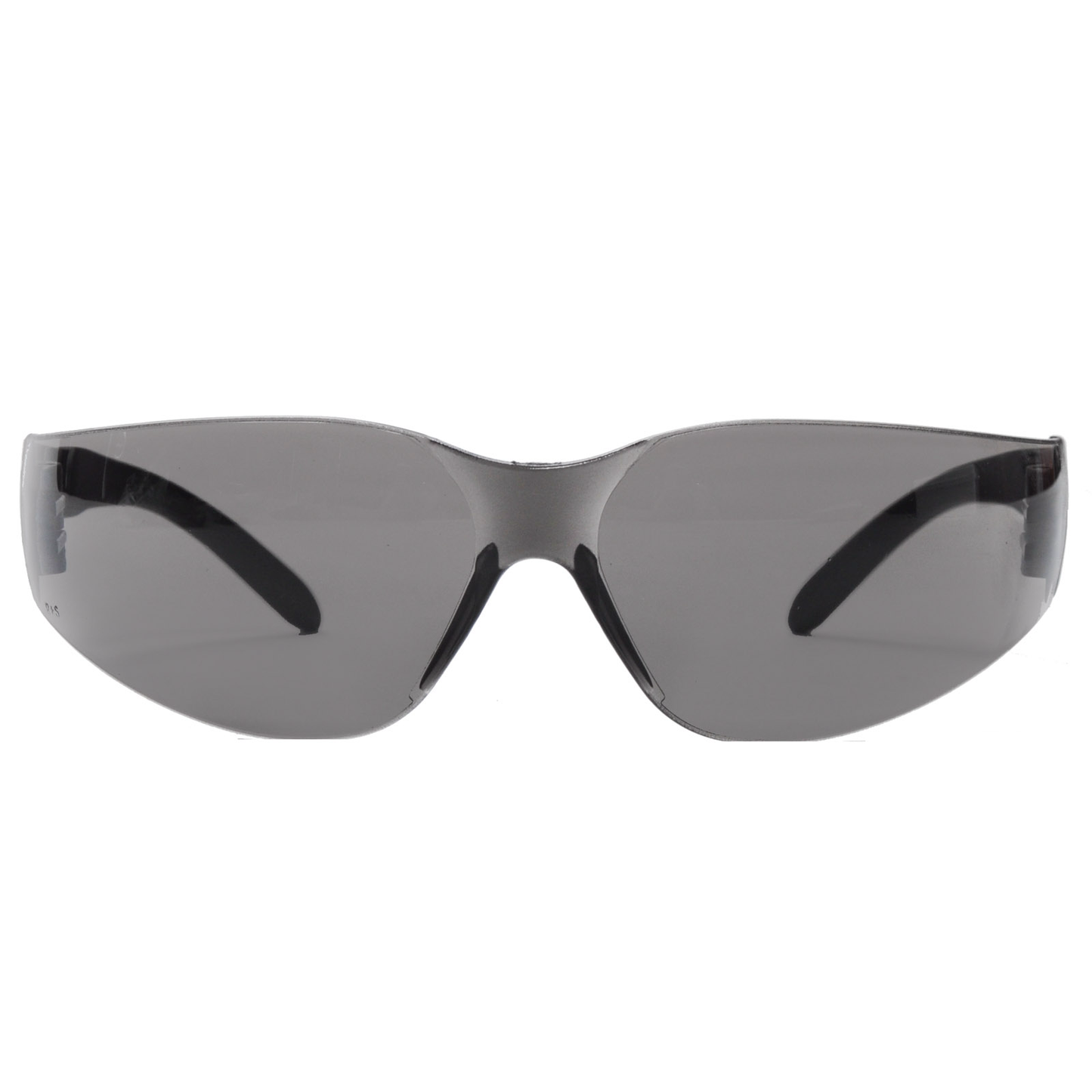 Radians Mirage Rt Safety Glass With Rubber Tipped Temples Smoke Lens