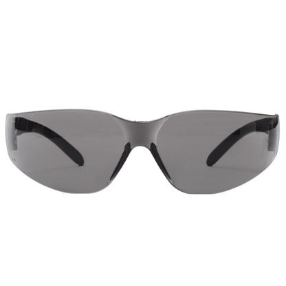 Radians Mirage Rt Safety Glass With Rubber Tipped Temples Smoke Lens