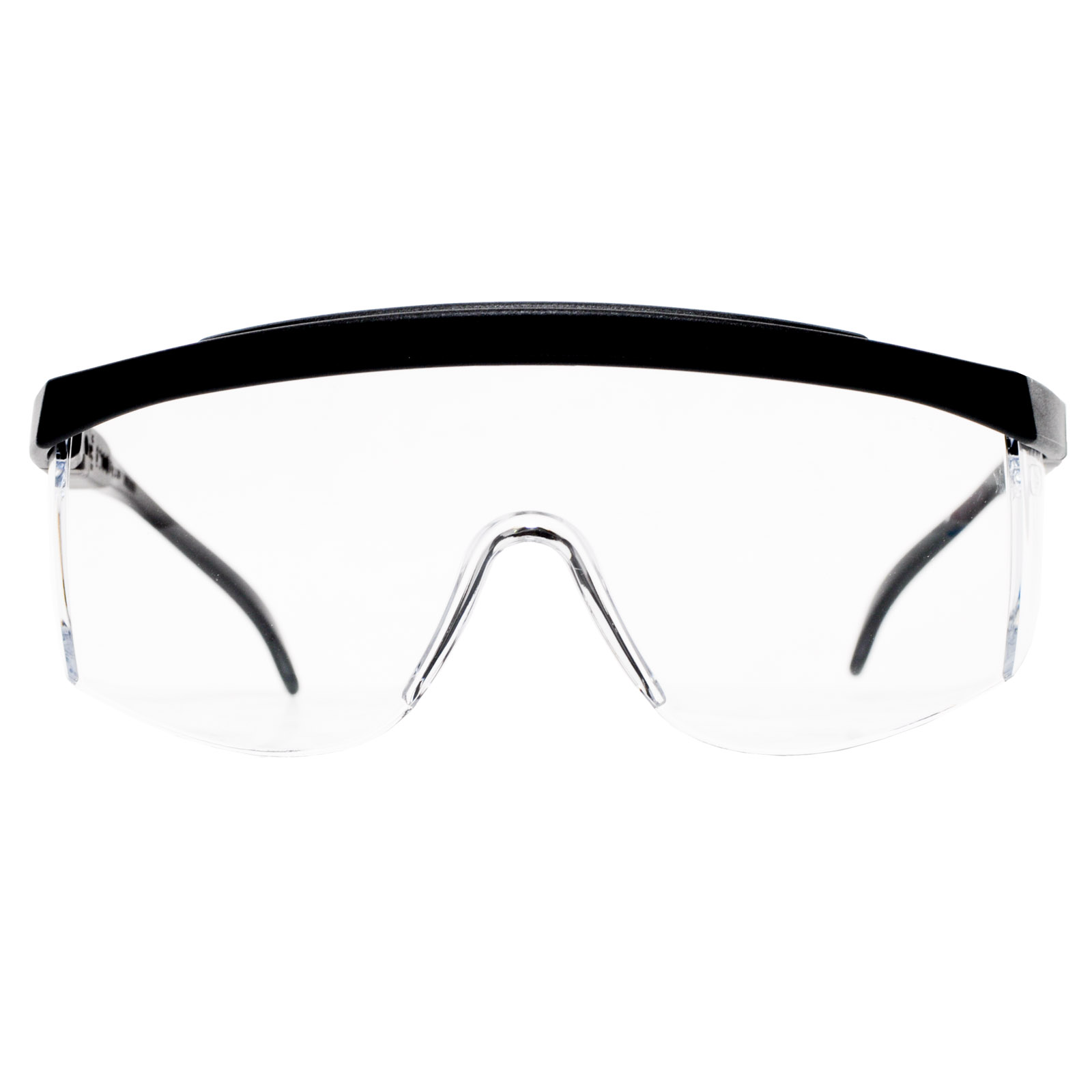 Radians Shark Safety Glass Colored Frame Clear Lens
